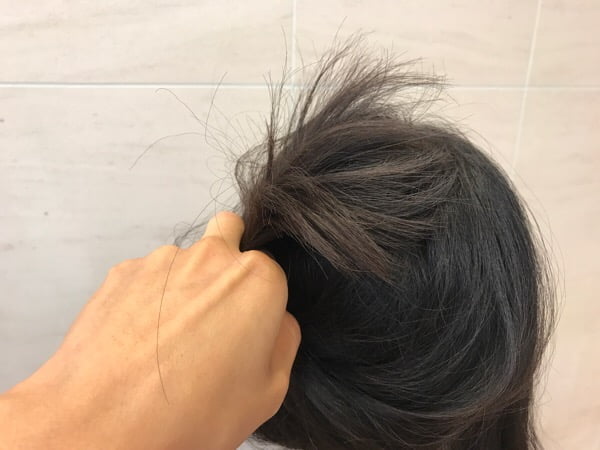 毛先がバサバサ