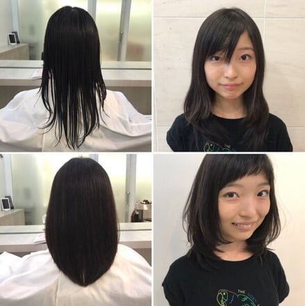 ミディアムヘア完成